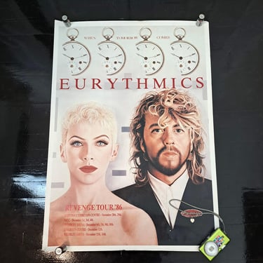 Vintage 80s Eurythmics Poster 