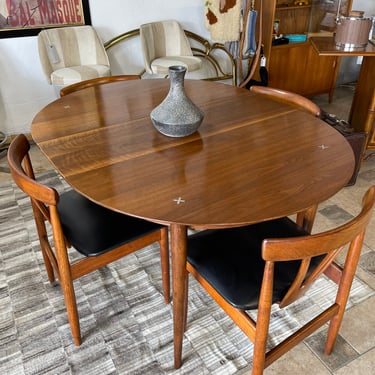 Mid Century Walnut Dining Table by American of Martinsville