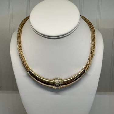 1980’s Gold Mesh Necklace