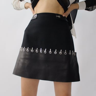 2015 Mugler Convertible Miniskirt - W26