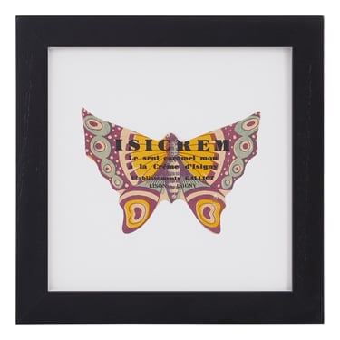 Vintage Yellow Butterfly