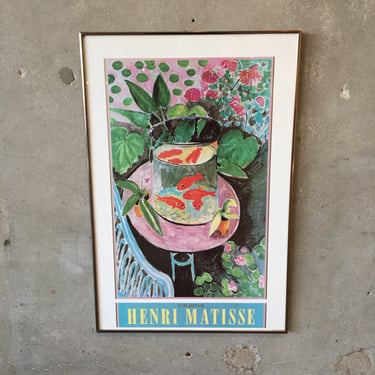 Henri Matisse "The Gold Fish" Framed Lithograph