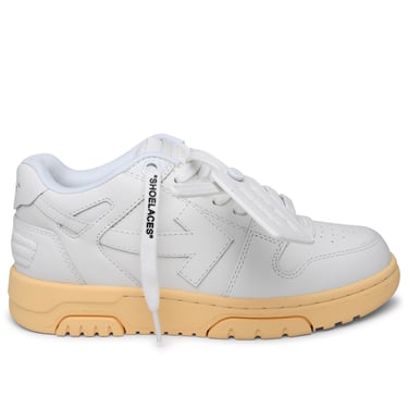 Off-White Donna 'Out Of Office' White Leather Sneakers