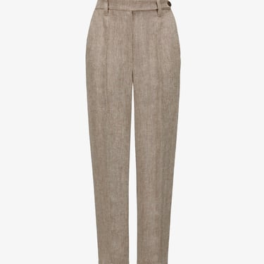 Brunello Cucinelli Woman Trouser Woman Brown Pants
