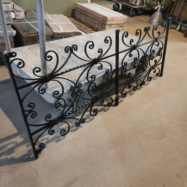 Scrolled Wrought Iron Window Bar 26x68.5 (3 Available)
