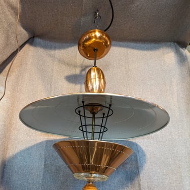 Mid Century UFO Pendant Light