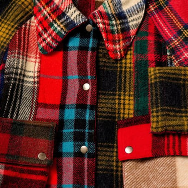 Carleen Laurel Swing Jacket - Mixed Plaid