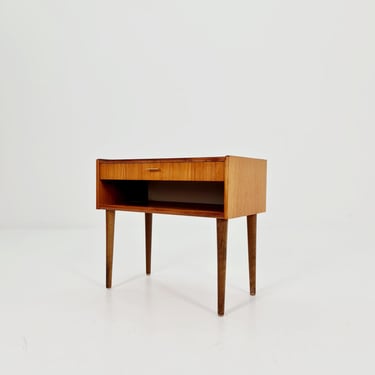 Danish walnut hallway table/side table Denmark, 1960s 