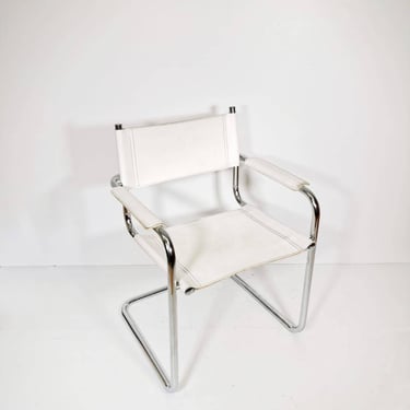 1 of 4 Model Studi bauhaus desk chair by Mart Stam & Marcel Breuer Italy 1970s 