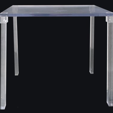 Charles Hollis Jones Style Lucite Dining Table