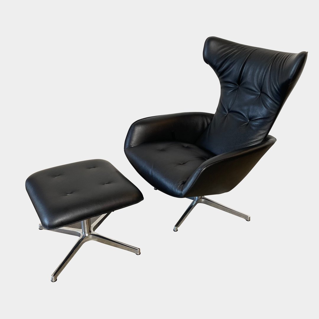 Onsa Armchair & footstool Modern Resale Los Angeles, CA