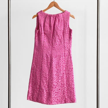Pink Abstract Print Dress