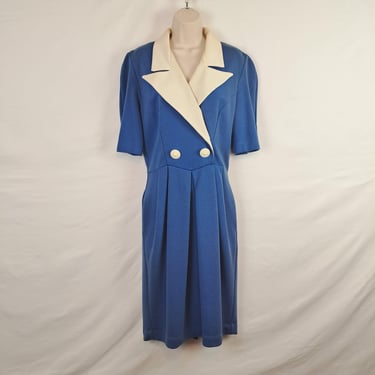 Vintage Blue 70s Dress 