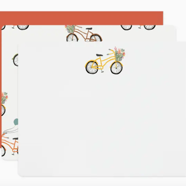 Bicycle Flat Notes | Boxed Set of 6