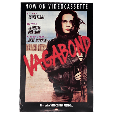 Vintage Vagabond "Now On Videocassette" Agnès Varda Poster