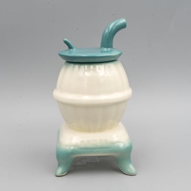 Harmony House Teal California Wildflower Jam Jar, Brock of California | Vintage California Pottery Mid Century Modern Dinnerware Tableware 