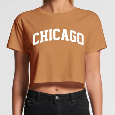 CHICAGO Relaxed Fit Women's Screen Printed T-Shirt