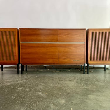 Mid Century 1966 Telefunken Bayreuth Studio 105 Stereo Console with Hi Fi Z10 Turntable - Fully Serviced 