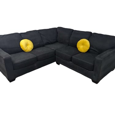 Black L-Shaped Sectional