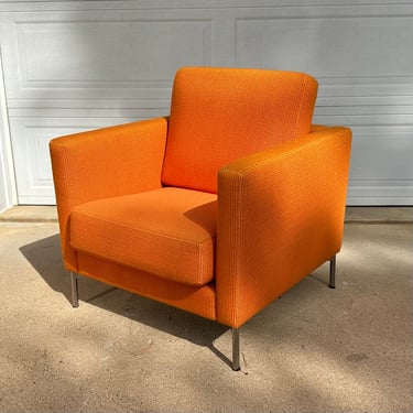 Authentic Knoll Piero Lissoni - Divina Petite Lounge Chair - 3 Available - Orange 