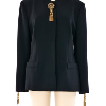 Genny Black Tassel Jacket