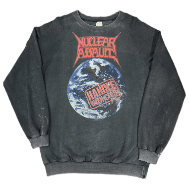 Vintage Nuclear Assault "Handle With Care" Raglan Sweatshirt
