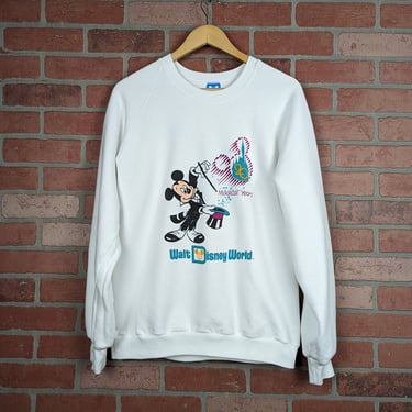 Vintage 80s Disneyland 20 Years of Magic ORIGINAL Crewneck Sweatshirt - Extra Large (fits Large) 