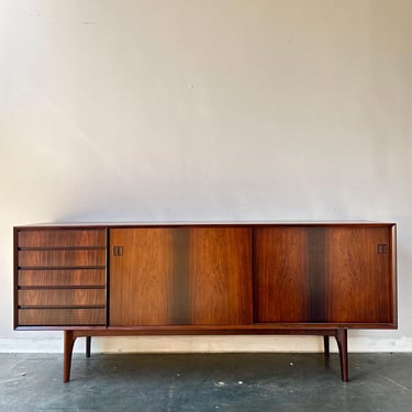 Danish MCM Rosewood Credenza Restored 