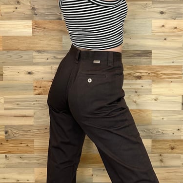 Vintage Wrangler Riata Brown Trouser Pants / Size 26 