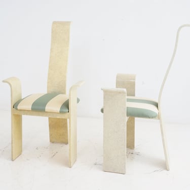 Postmodern Sculptural Dining Chair, 1980s 