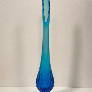 Fenton Sapphire Blue Swung Vase 