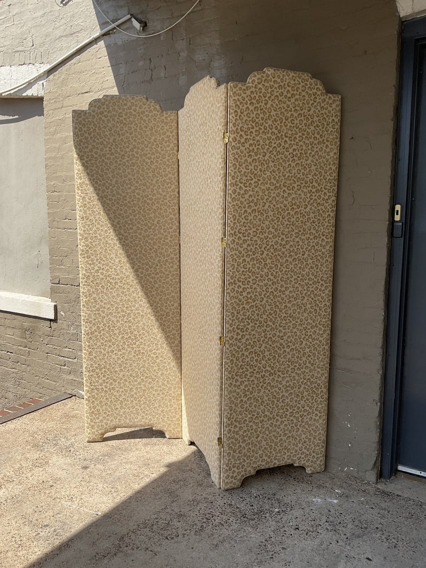 Leopard Print Room Divider GoodWood U St Washington, DC