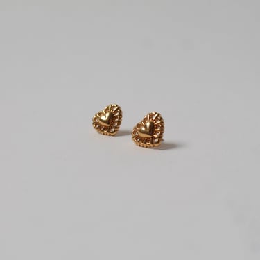 Vintage Dainty Heart Earrings