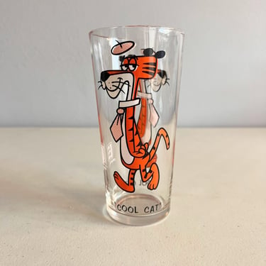 1973 Looney Tunes Pepsi Glass Warner Brothers Cool Cat 