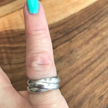 Sterling Triple Band Rollon Ring 