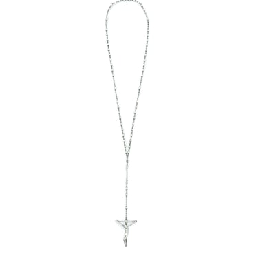 Elsa Peretti Tiffany Sterling Silver Rosary Necklace