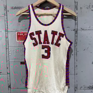 Vintage 60s Macgregor Tank Top Jersey with Patch Letters 