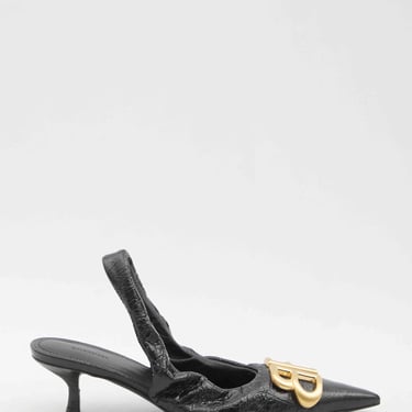 Balenciaga Women Monaco 50Mm Slingback Pumps