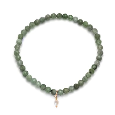 Social Mini Bracelet - Green Apatite