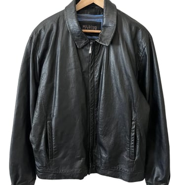 Men’s Wilson’s Black Leather  Jacket with Thinsulate Liner XL