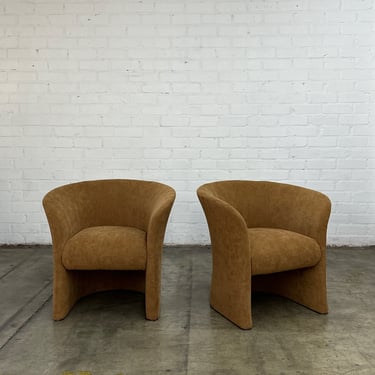 Post Modern Accent Chairs- Pair 
