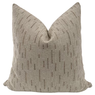 Natural Elegance Taupe Pillow Cover