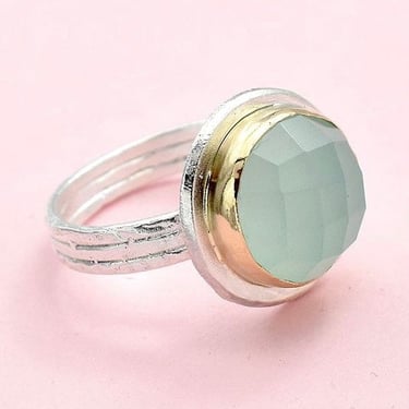 J&I Jewelry | Rose Cut Chalcedony Ring