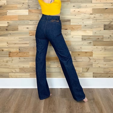 70s Levis High Waisted Vintage Jeans / Size 24 