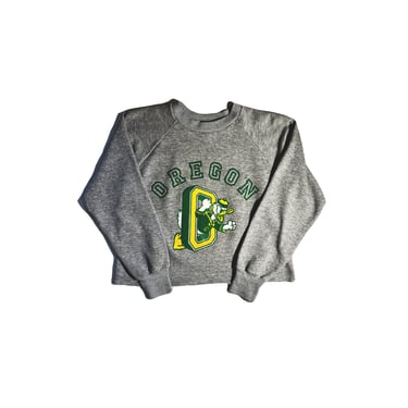 Vintage Cropped Oregon Ducks Sweatshirt Crewneck