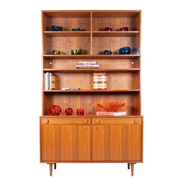 Ulferts of Sweden 3 Piece Teak Cabinet w 2 Modular Bookcase | Display Tops