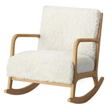 Fur Rocking Chair