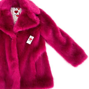 House of Fluff Faux Fur Coat