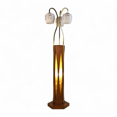 Otto Guggenheim Scupltural Vintage Mid Century Modern Floor Lamp c. 1960s 