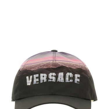 Versace Men Baseball Hat With Logo